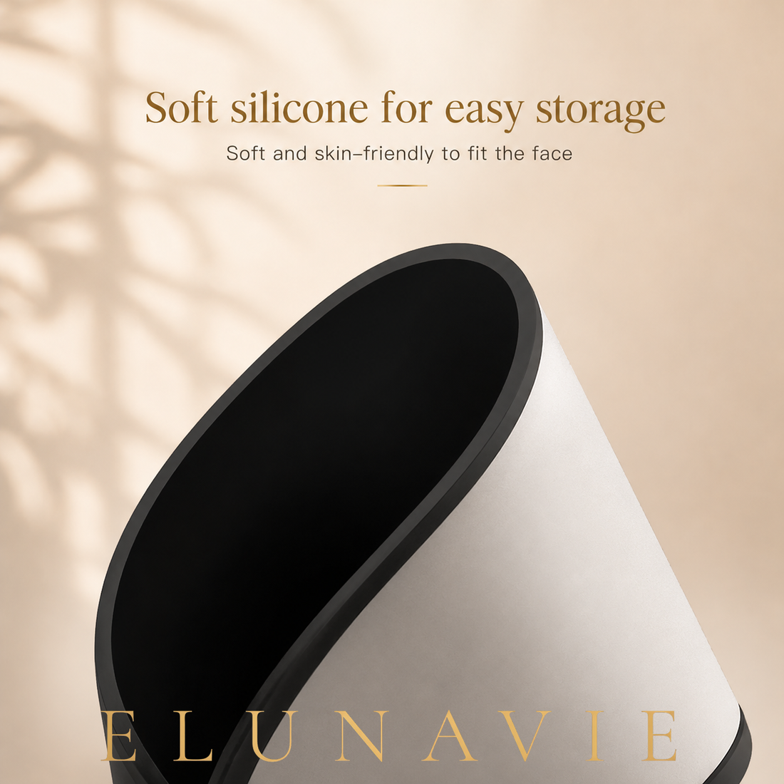 Elunavie LED face mask made from soft medical-grade silicone, CE certified