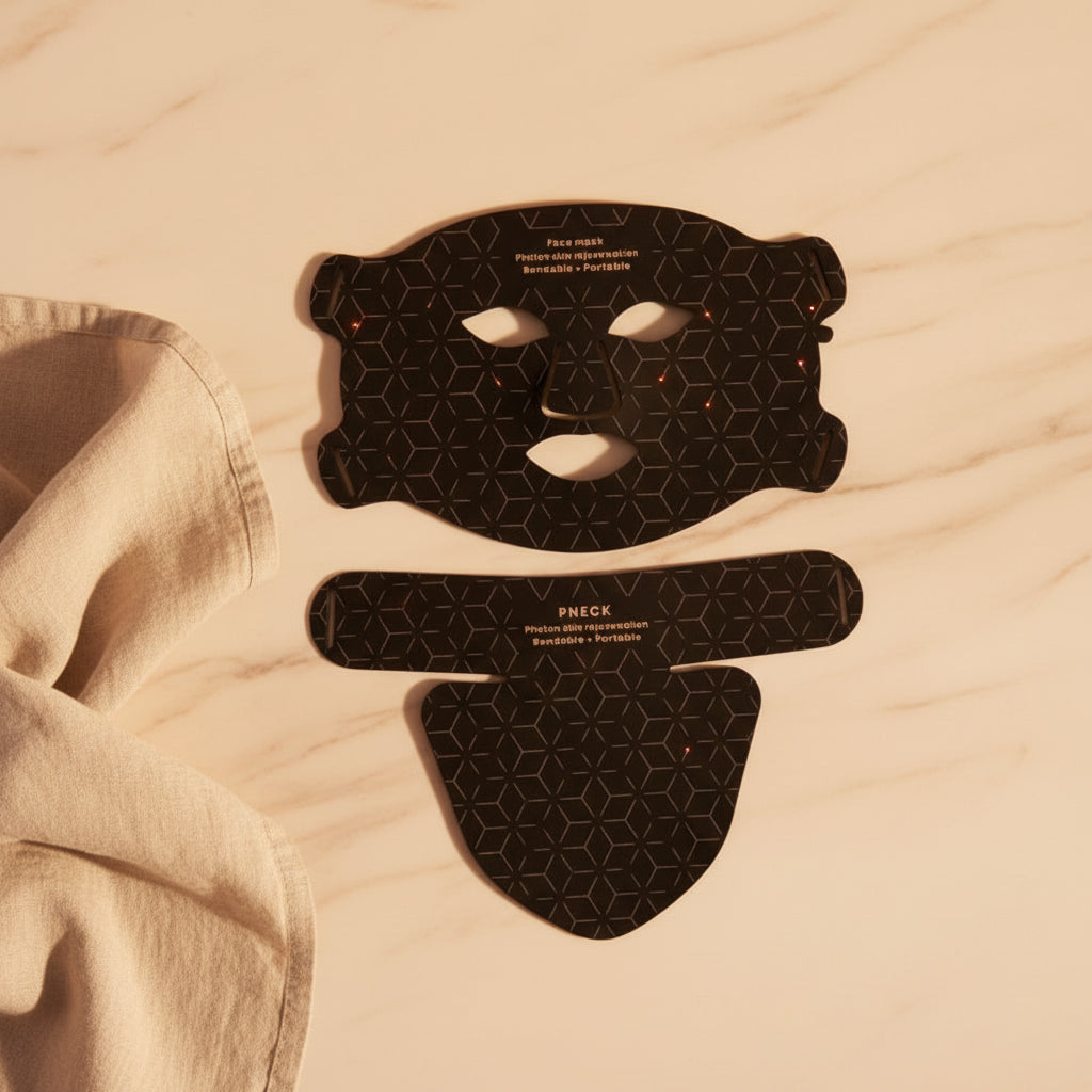 Elunavie Pro LED Face & Neck Mask | 4 Color Clinical Light Therapy