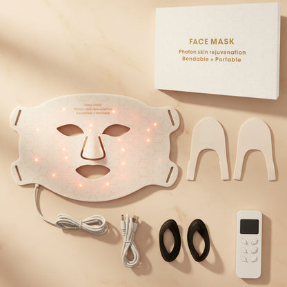 Elunavie Pro LED Face & Neck Mask | 4 Color Clinical Light Therapy